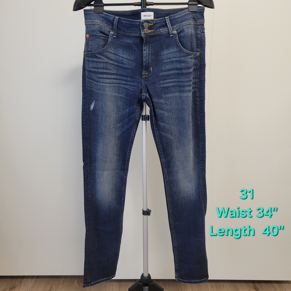 Hudson Jeans Blue Skinny Denim